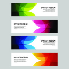 Vector Abstract design banner web template