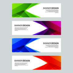 Vector Abstract design banner web template