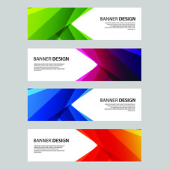 Vector Abstract design banner web template