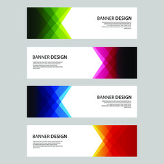 Vector Abstract design banner web template