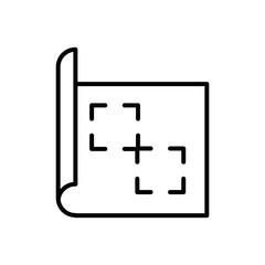 house front facade in paper plane