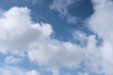 fluffy clouds