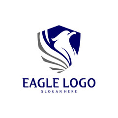 Eagle logo design vector, Phoenix logo concept, Simple Eagle logo template, Icon Symbol, Creative design