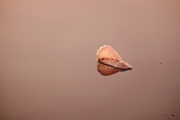 Plastic waste floating in the water Waste is difficult to decompose Pollution caused by humans