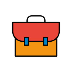 portfolio briefcase documents isolated icon