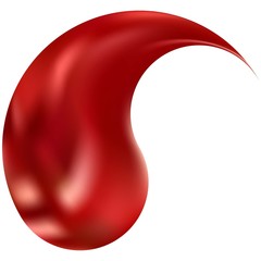 Modern background in the form of yin or yang.