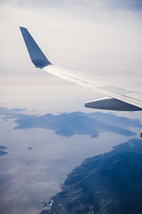 Fototapeta premium 飛行機からの風景