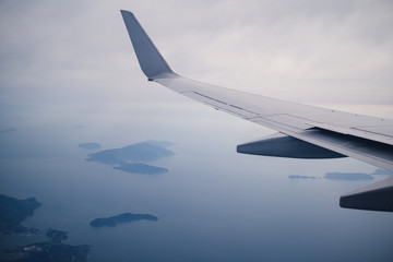 飛行機からの風景