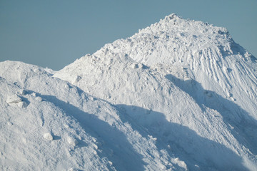 Fototapeta na wymiar snowy mountains in winter