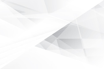 Abstract geometric white and gray color background. Vector, illustration.	