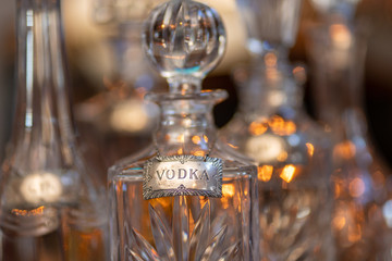 decanter of vodka