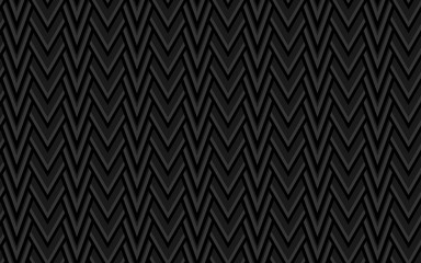 Black background. Seamless wave line zigzag pattern design. Vector illustration. eps 10