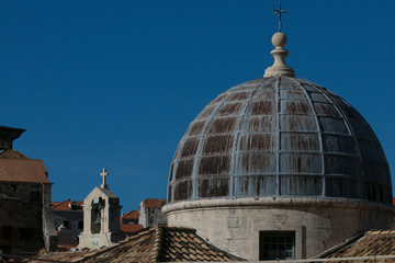 Fototapeta na wymiar dome of the church of St. Ignatius