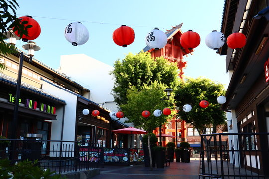 Los Angeles, California – Japanese Village Plaza View, Little Tokyo Mall On Downtown Los Angeles