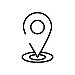 pin pointer location guide icon