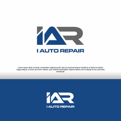 IAR initial logo for auto repair and automotive