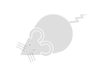 抽象的なネズミ