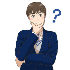 A high school boy with a question