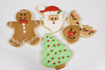  christmas themed sugar cookies 