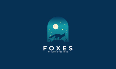 fox logo design and illustration for your projects