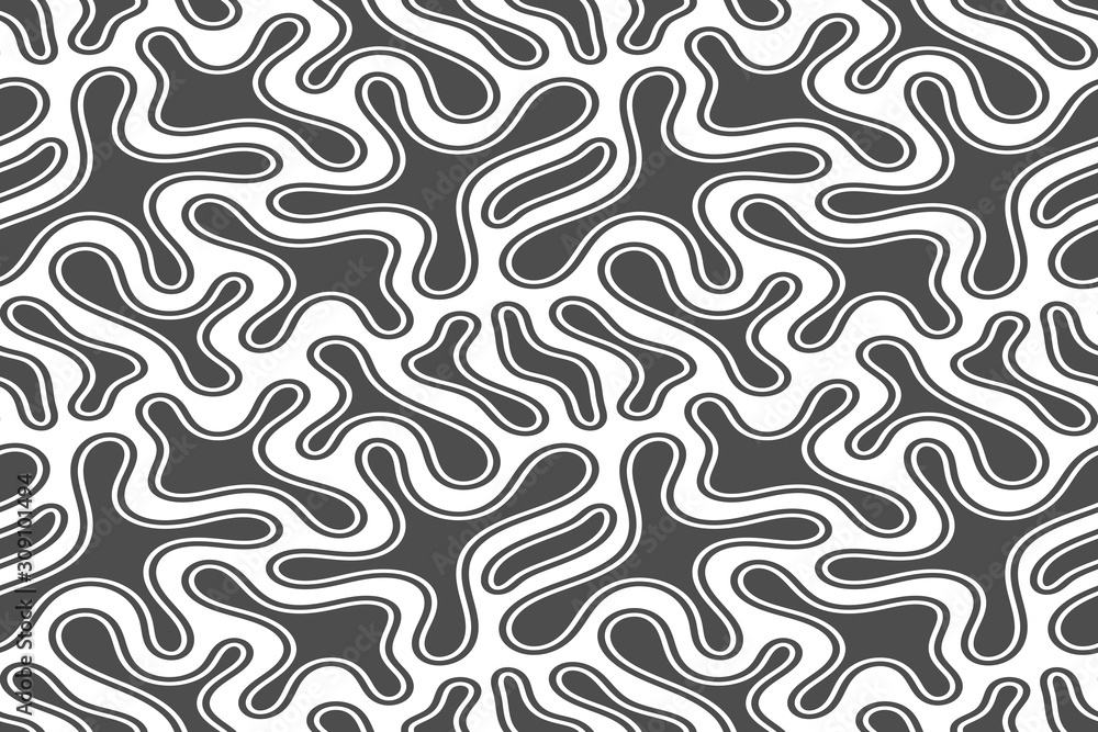 Poster abstract vector seamless pattern template.