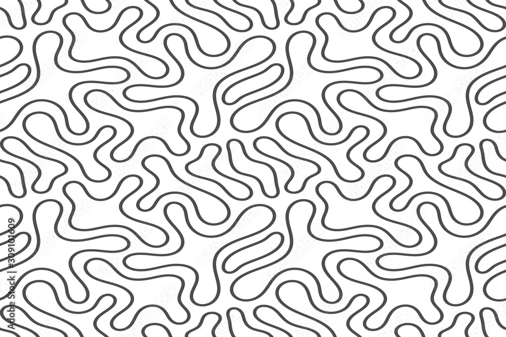 Poster abstract vector seamless pattern template.