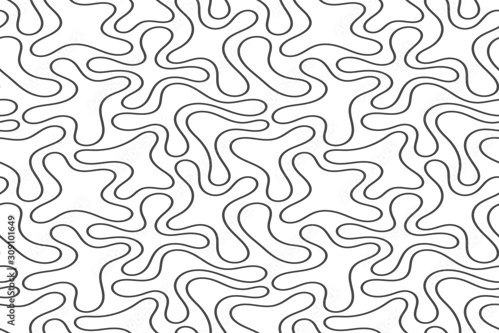 Poster abstract vector seamless pattern template.