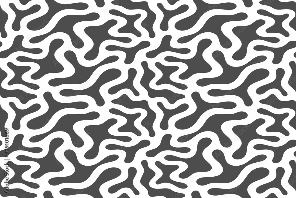 Poster abstract vector seamless pattern template.