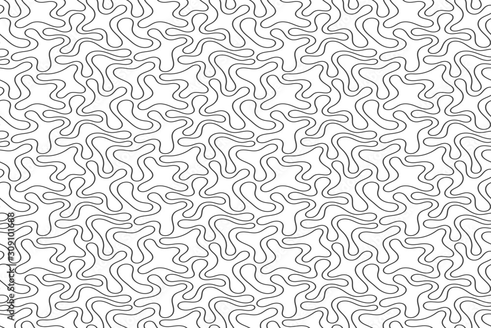 Poster abstract vector seamless pattern template.