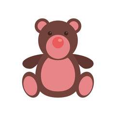Plakat cute little bear teddy toy