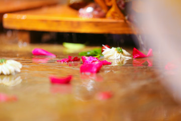 Indian traditional wedding ceremony: Haldi ceremony  photography 