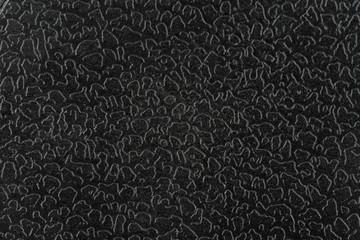 Rough black metal texture background with closeup