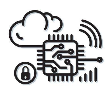 Microcontroller IOT Development - Illustration