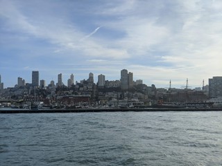 Naklejka premium san francisco city skyline