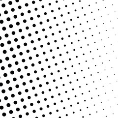 Abstract halftone dotted background. Monochrome pattern with dot and circles.  Vector modern futuristic texture for posters, sites, business cards, cover postcards, interior design, labels, stickers.