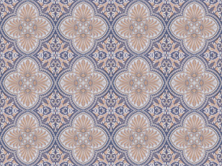 Turkish traditional ornamental decorative tiles. Seamless pattern abstract background concept