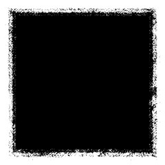 Grunge background black rectangular isolated on white background