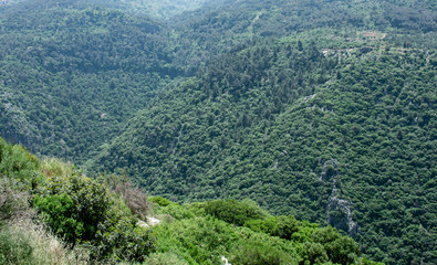 Fototapeta na wymiar Lebanon mountain scenery