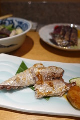 Dishes of Japanese traditional foods