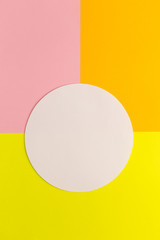 Abstract colored paper and creative colorful bright paper background