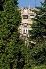 Fototapeta na wymiar The Botanical Garden in Croatian capital Zagreb