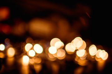 Night lights of the city