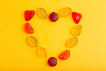 marmalade large on a yellow background