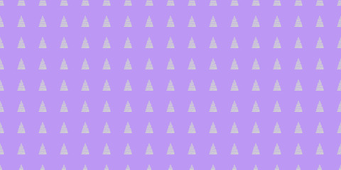 Seamless texture with christmas trees. Abstract geometric wallpaper