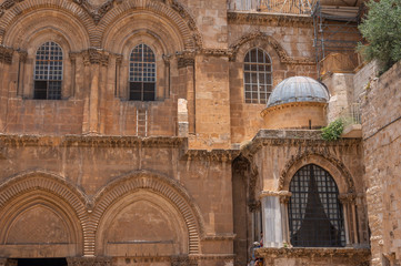 Old City of Jerusalem surrounded by ancient walls