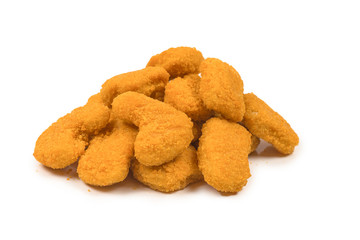 Nuggets isolated on a white background.