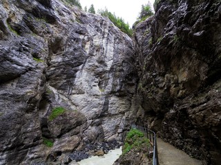 Trails of European alps (Switzerland)