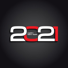 2021 dark background creative design for your greetings card, flyers, invitation, poster, brochure,...