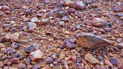 Crisis canyon dry red rock land climate chage 