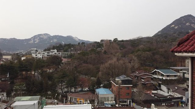 View of Seoul from Bukchon.